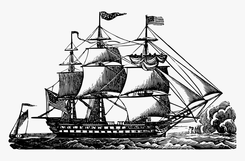 Ship - Uss Constitution Clip Art, HD Png Download