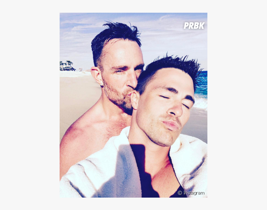 Colton Haynes En Couple Avec Jeff Leatham - Colton Haynes Jeff Leatham, HD Png Download