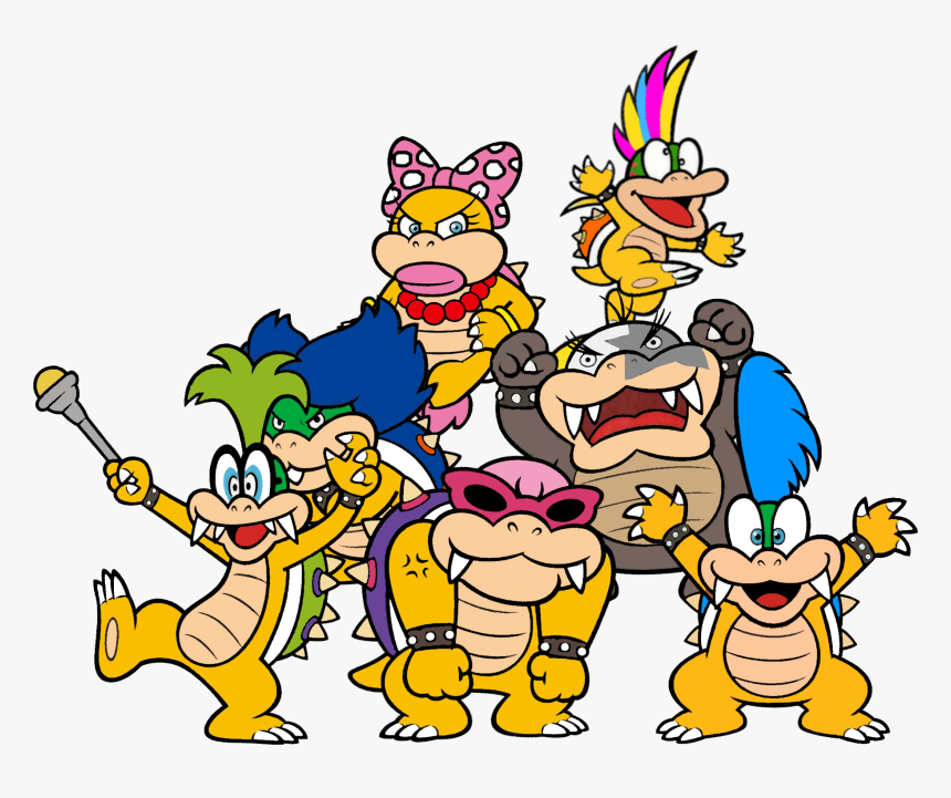 Koopalings Artwork - Koopalings Comics, HD Png Download