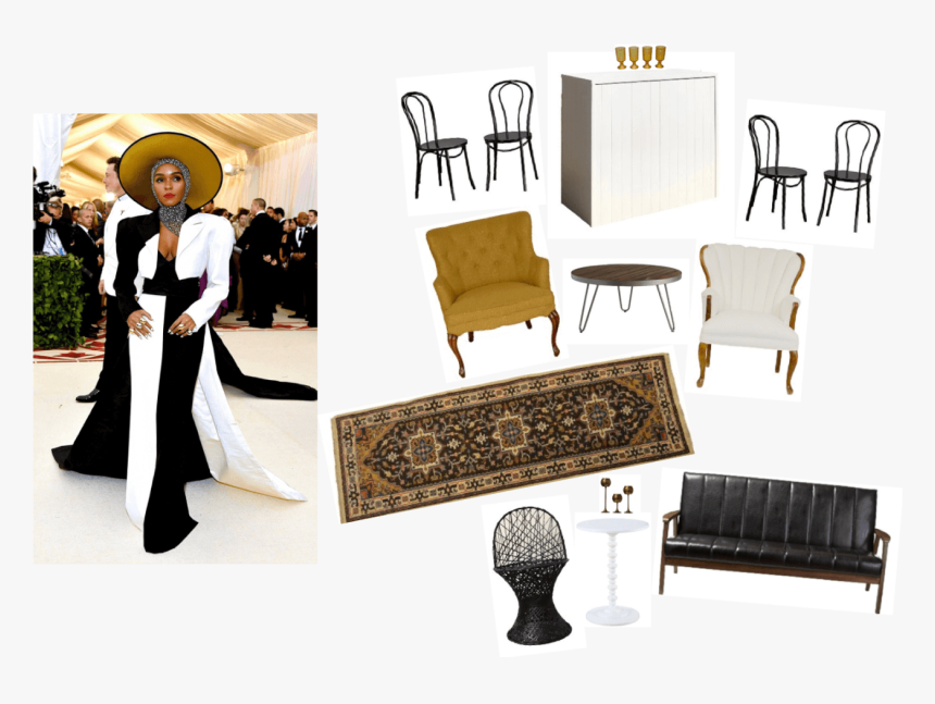 Janelle Monae Met Gala 2018, HD Png Download