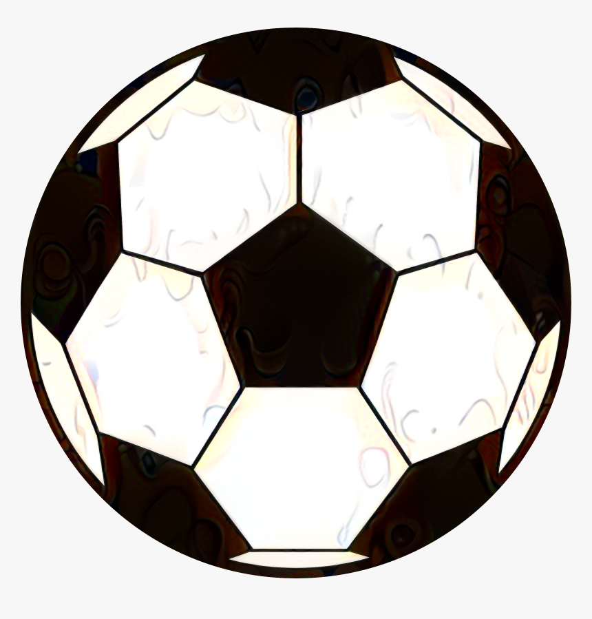 Clip Art Football Soccer Ball Black And White Portable - Soccer Ball Png Clipart, Transparent Png