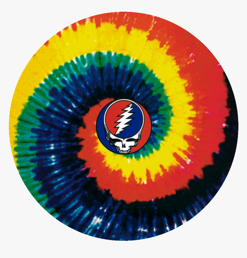 Grateful Dead Steal Your Face Tie Dye Swirl - Grateful Dead Steal Your Face Tie Dye, HD Png Download