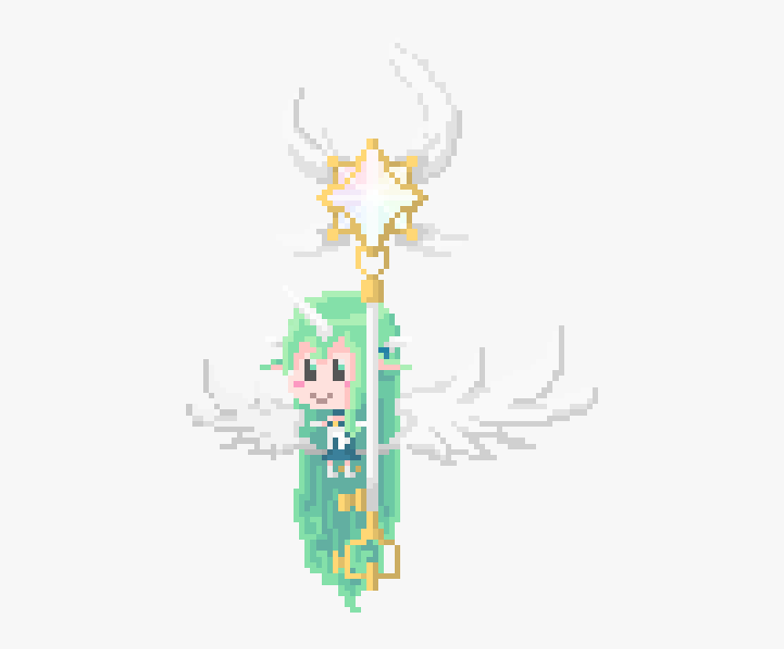 Star Guardian Soraka Pixel Art, HD Png Download