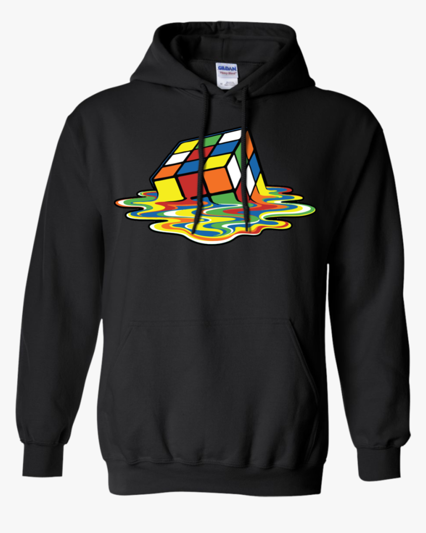 Melting Rubiks Cube Shirt - No Such Thing As A Fish Hoodie, HD Png Download
