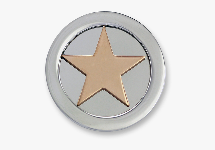 3d Star Stainless Steel Rosegold Plated - Emblem, HD Png Download