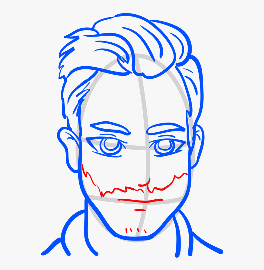 Easy To Draw Adam Levine, HD Png Download