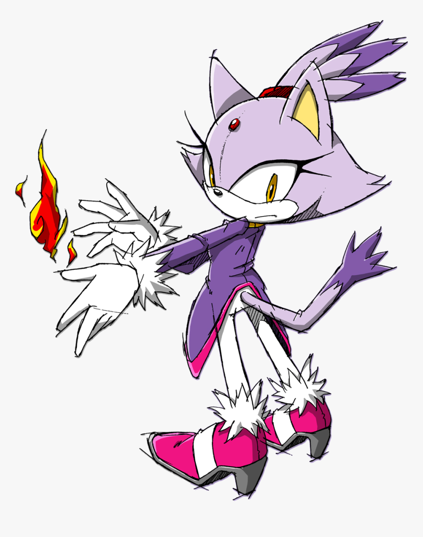 Blaze The Cat Png, Transparent Png