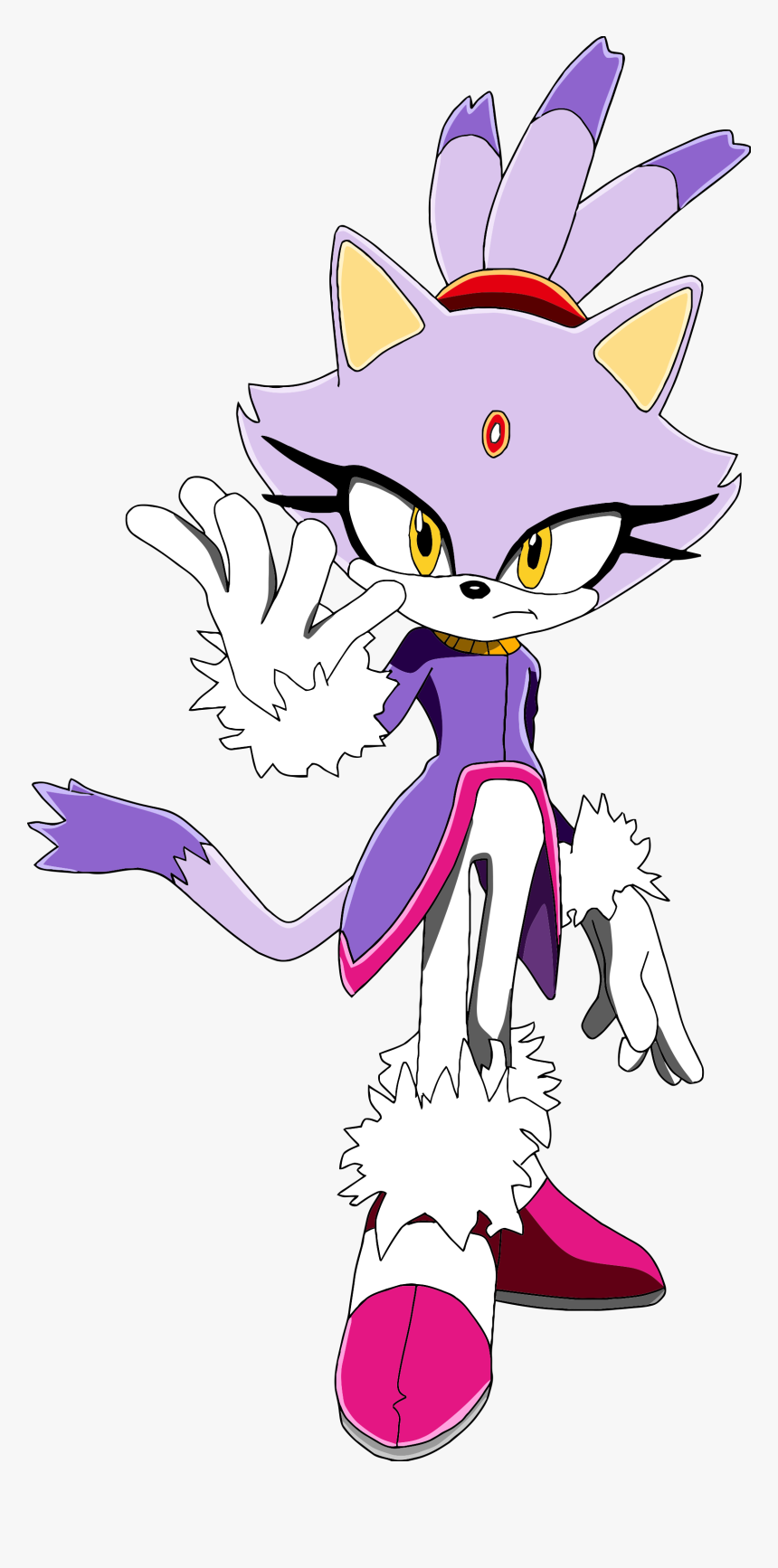 Blaze The Cat - Blaze The Cat Png, Transparent Png