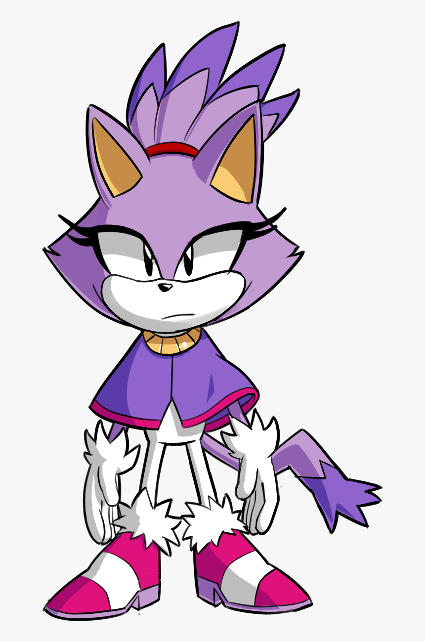 My Idea Of What Classic Blaze The Cat Might Look Like - Classic Blaze The Cat, HD Png Download