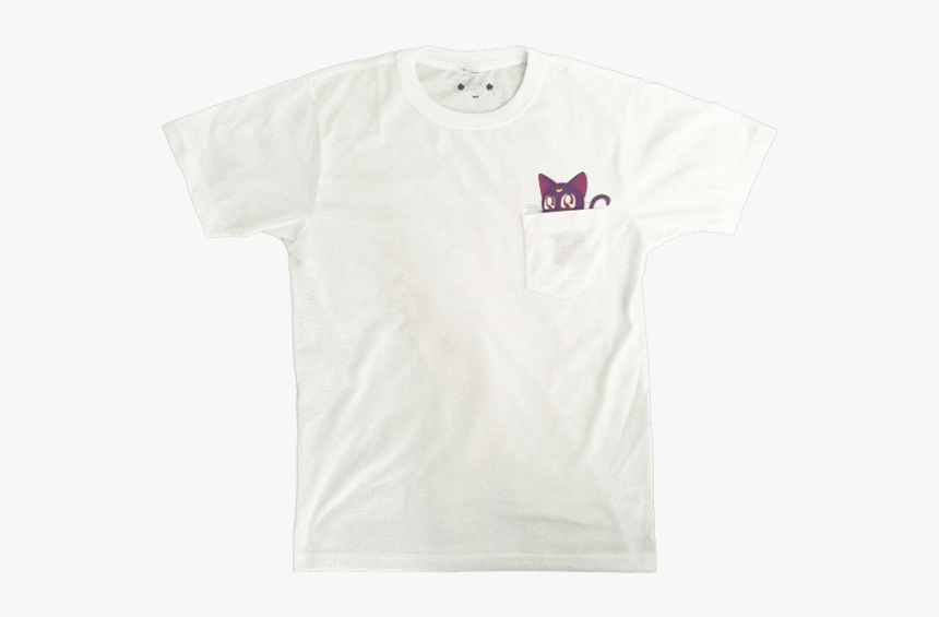 Kawaii Luna Pocket Tee - Sailor Moon Pocket Shirt, HD Png Download