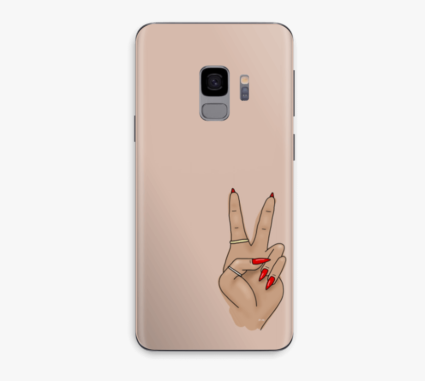 Peace Skin Galaxy S9 - Smartphone, HD Png Download