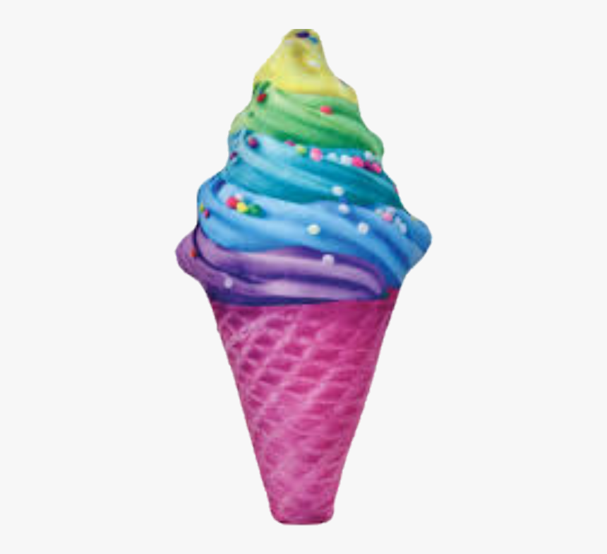#rainbow #icecream #ice Cream, HD Png Download