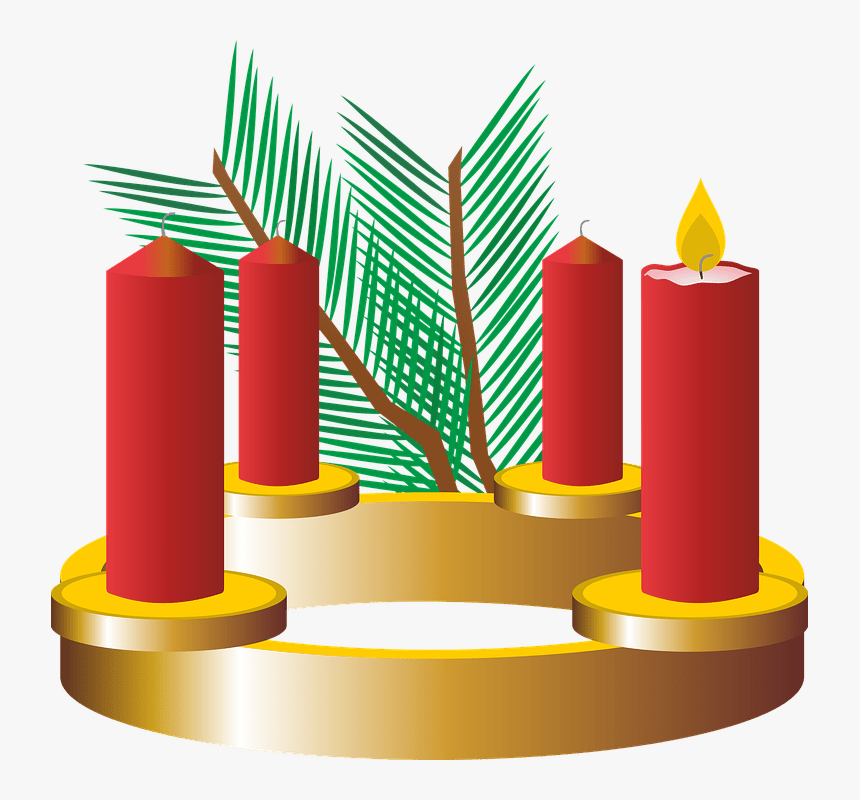 Advent Wreath Clip Art Advent Wreath Clipart China, HD Png Download
