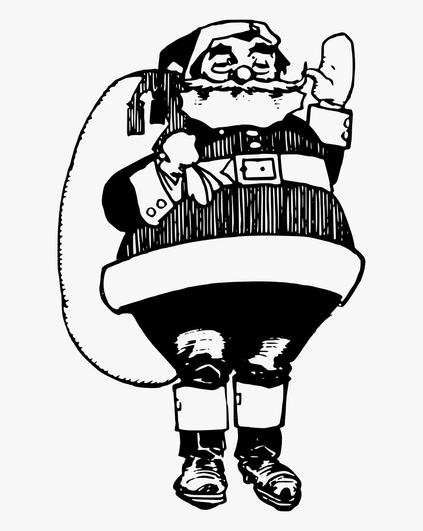 Wide Head Santa, HD Png Download