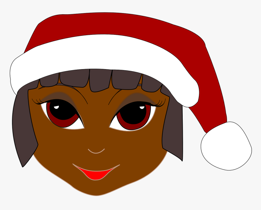Santa Head Png, Transparent Png
