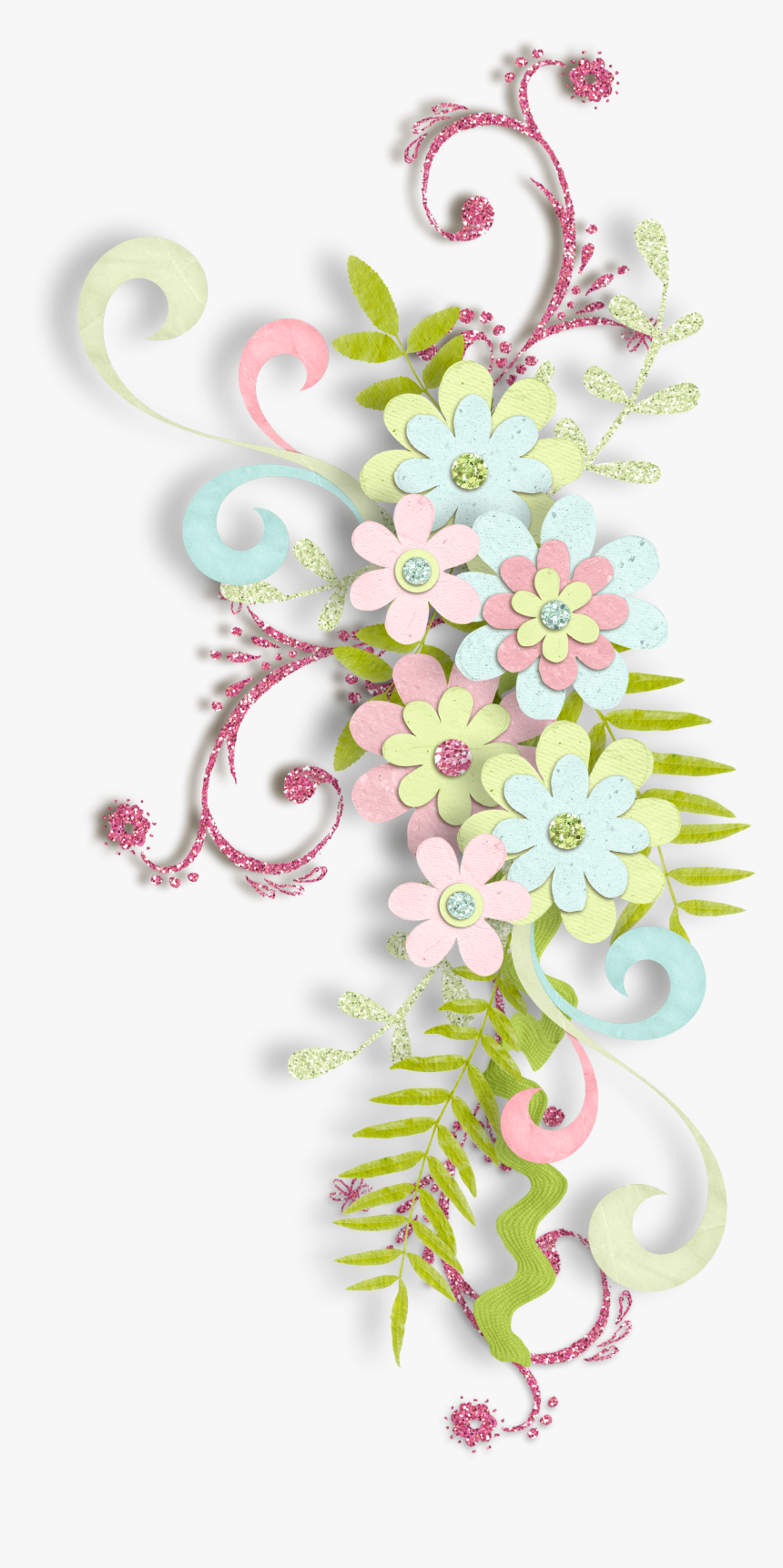 Clipart Spring Scrapbook, HD Png Download