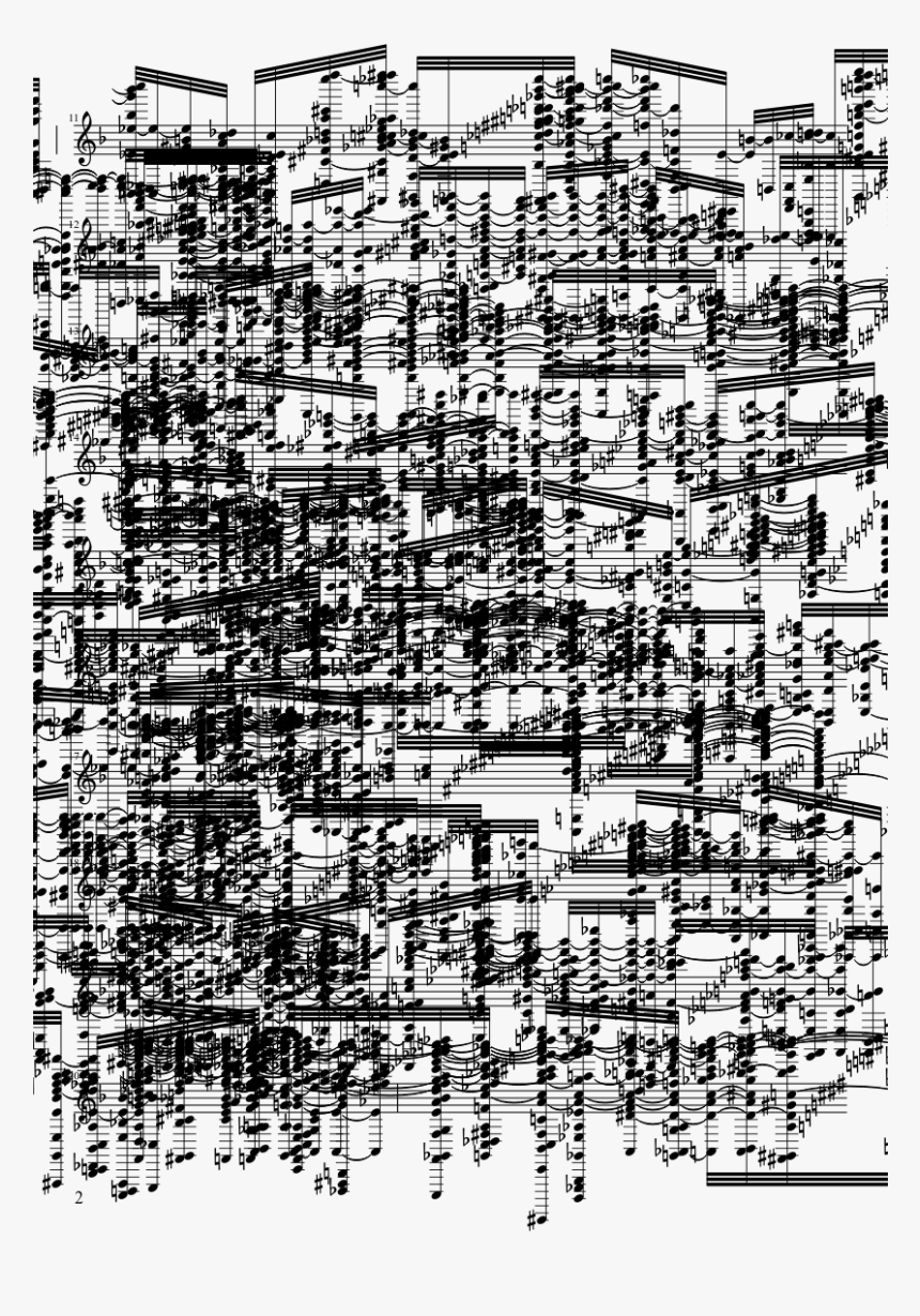 Sheet Music 2 Of 4 Pages, HD Png Download