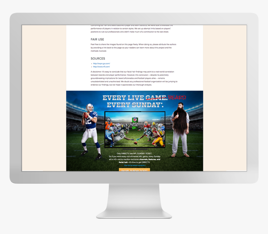 Nfl Sunday Ticket Png, Transparent Png