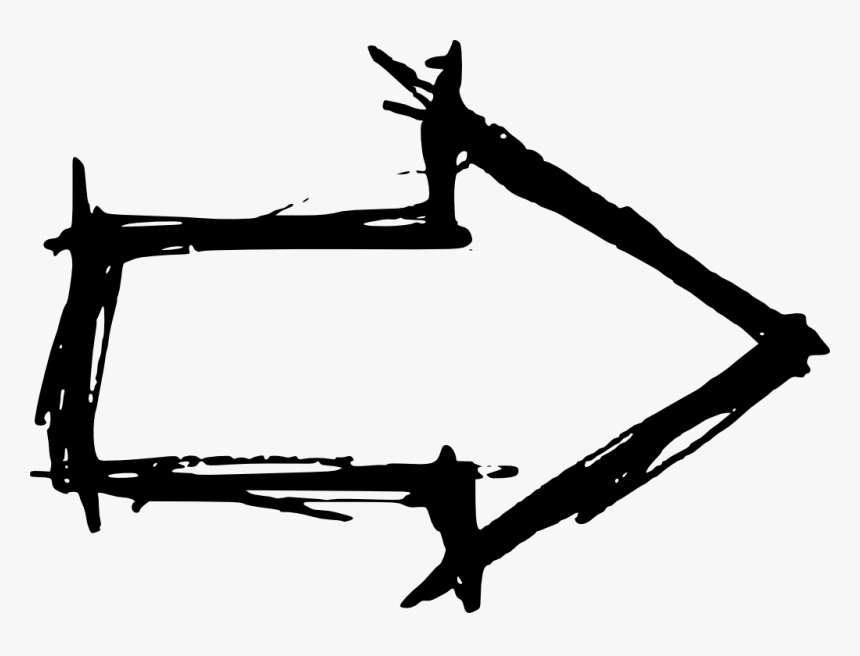 Hand Drawn Arrow, HD Png Download