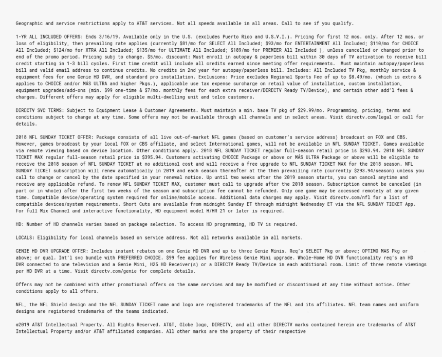 Nfl Sunday Ticket Png, Transparent Png