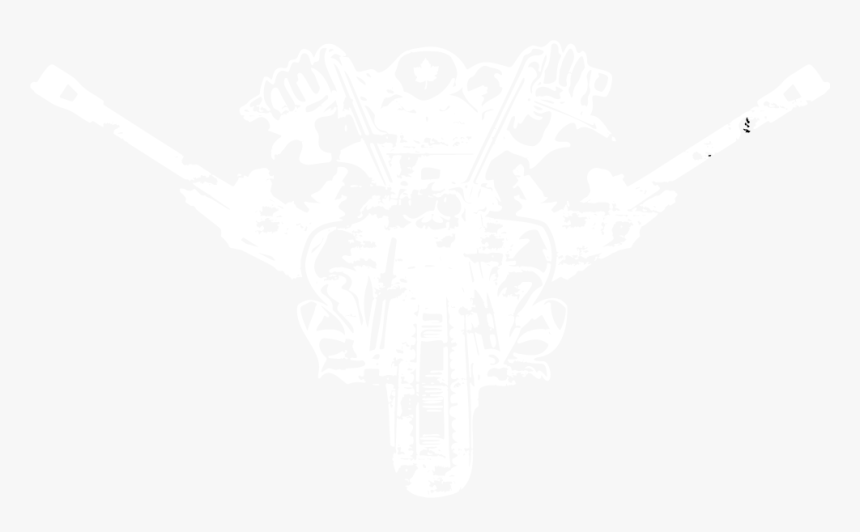 The Rolling Barrage Logo Grunge White, HD Png Download