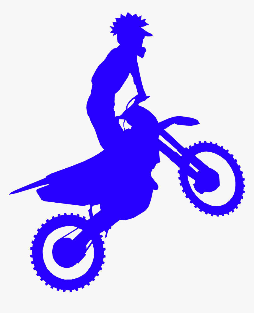 Black And White Motocross Clipart , Png Download, Transparent Png