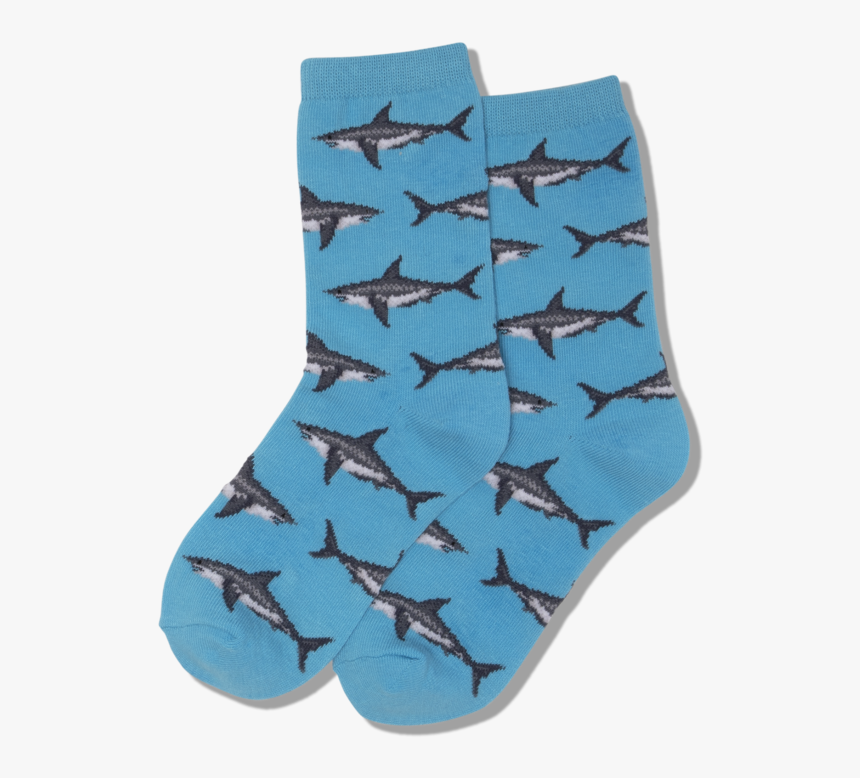 Kid S Great White Sharks Socks 
 Class Slick Lazy Image, HD Png Download