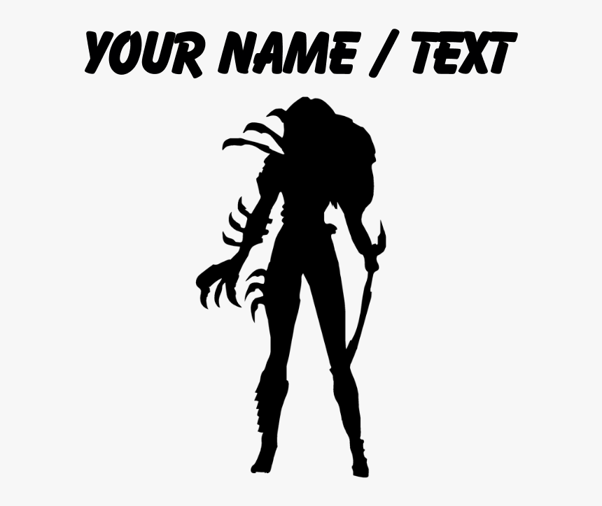 Custom Warrior Princess Silhouette Flask, HD Png Download