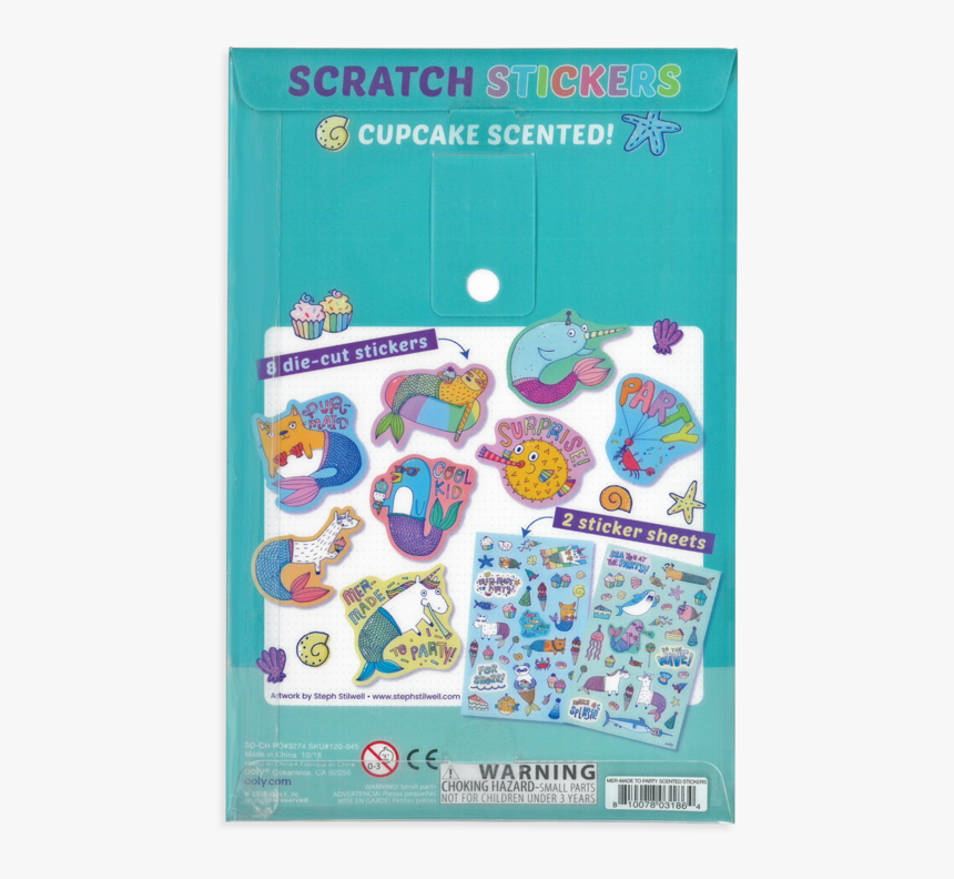 Mer-made To Party Scented Stickers, HD Png Download