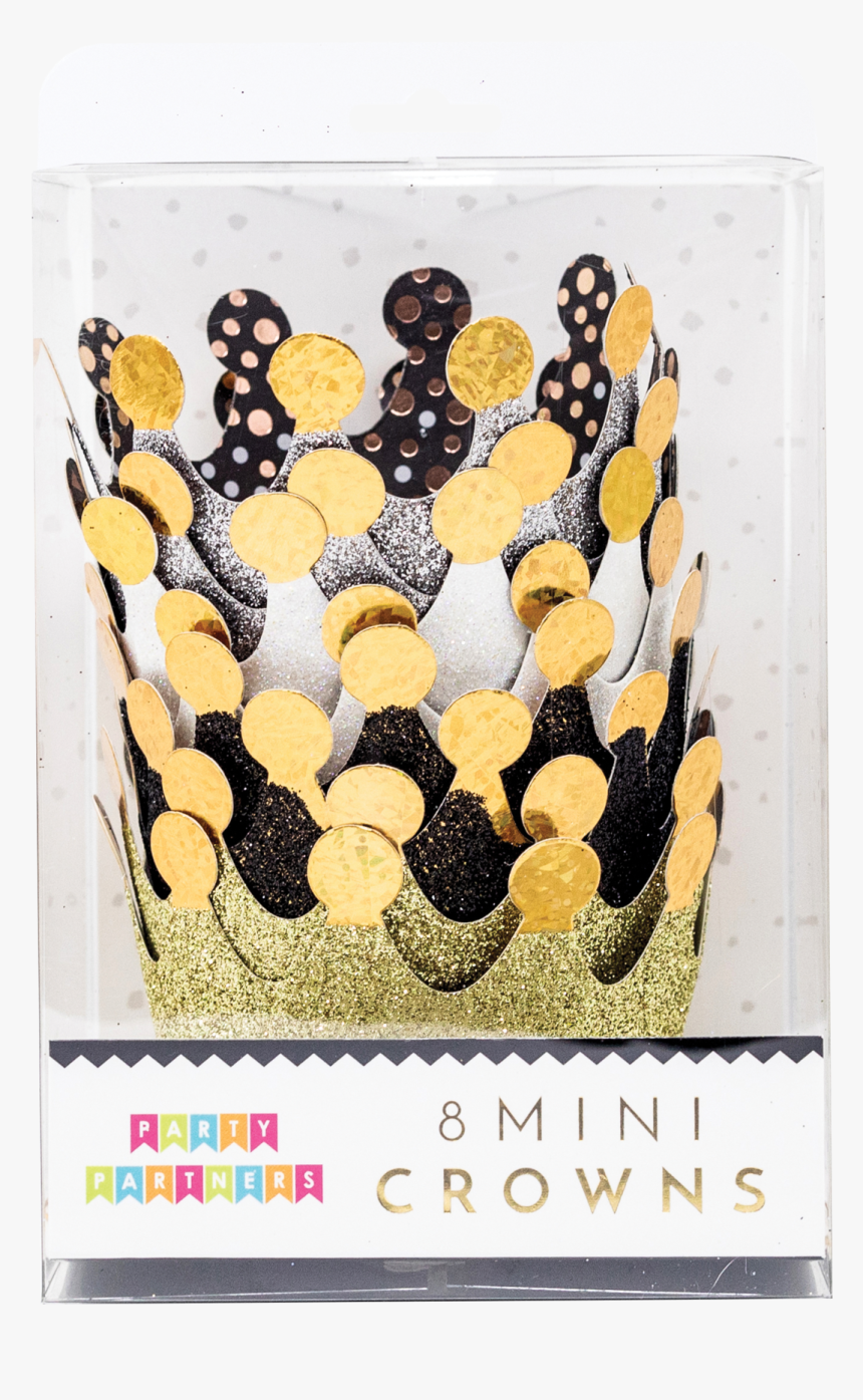 Gold Glitter Crown Png, Transparent Png