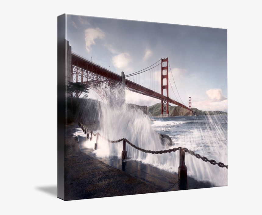 Clip Art Bridge From San Francisco, HD Png Download