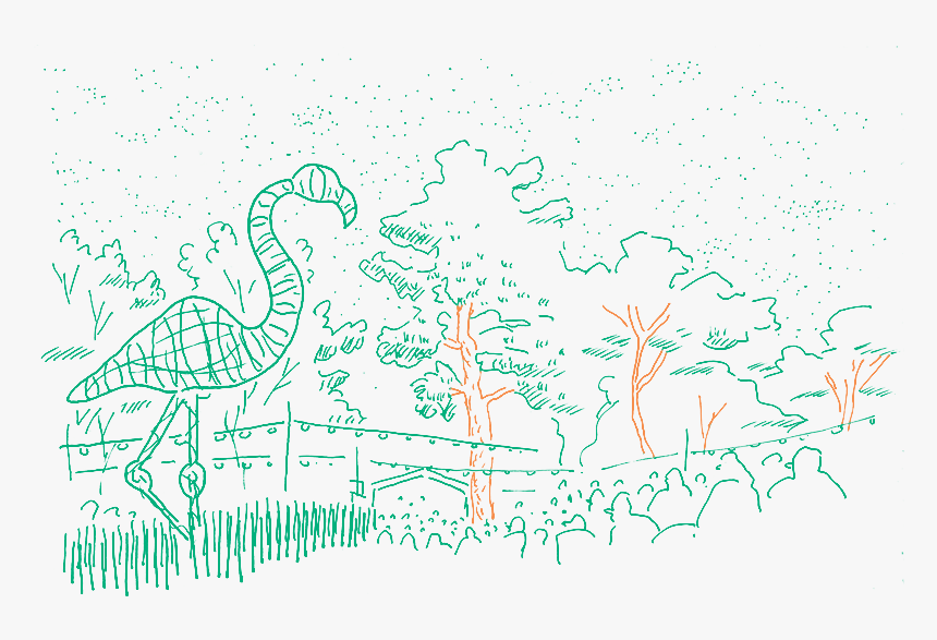 Pink Flamingo Png, Transparent Png