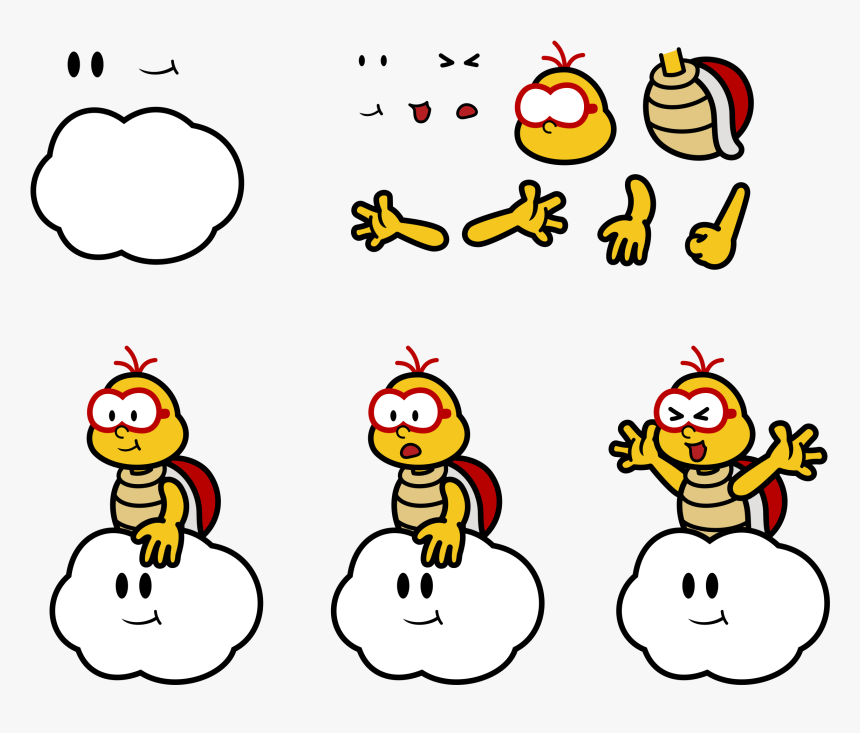 Lakitu Png, Transparent Png