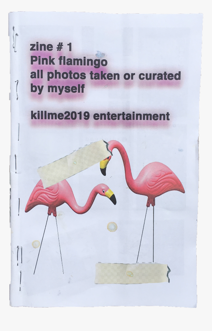 Image Of Pink Flamingo Zine, HD Png Download