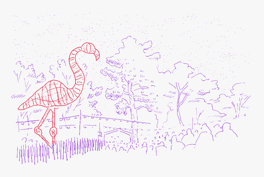 Transparent Pink Flamingo Png, Png Download