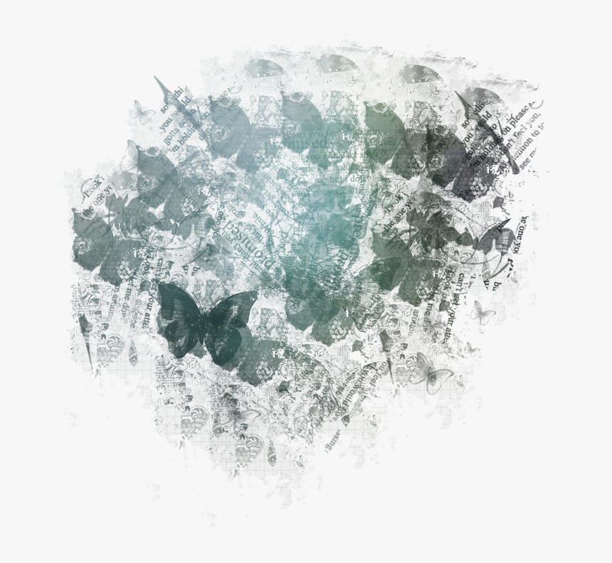 Butterfly Masked Texture, HD Png Download