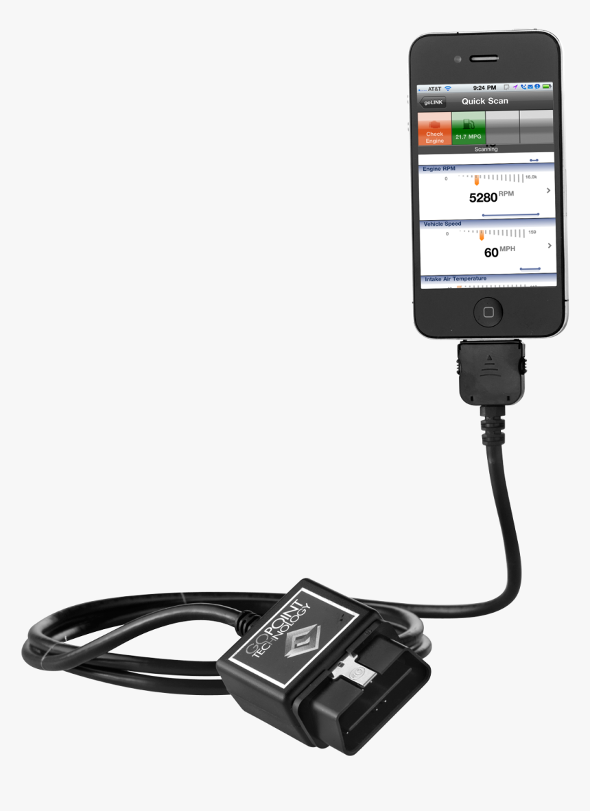 Check Engine Light Diagnostic With Iphone Or Android, HD Png Download