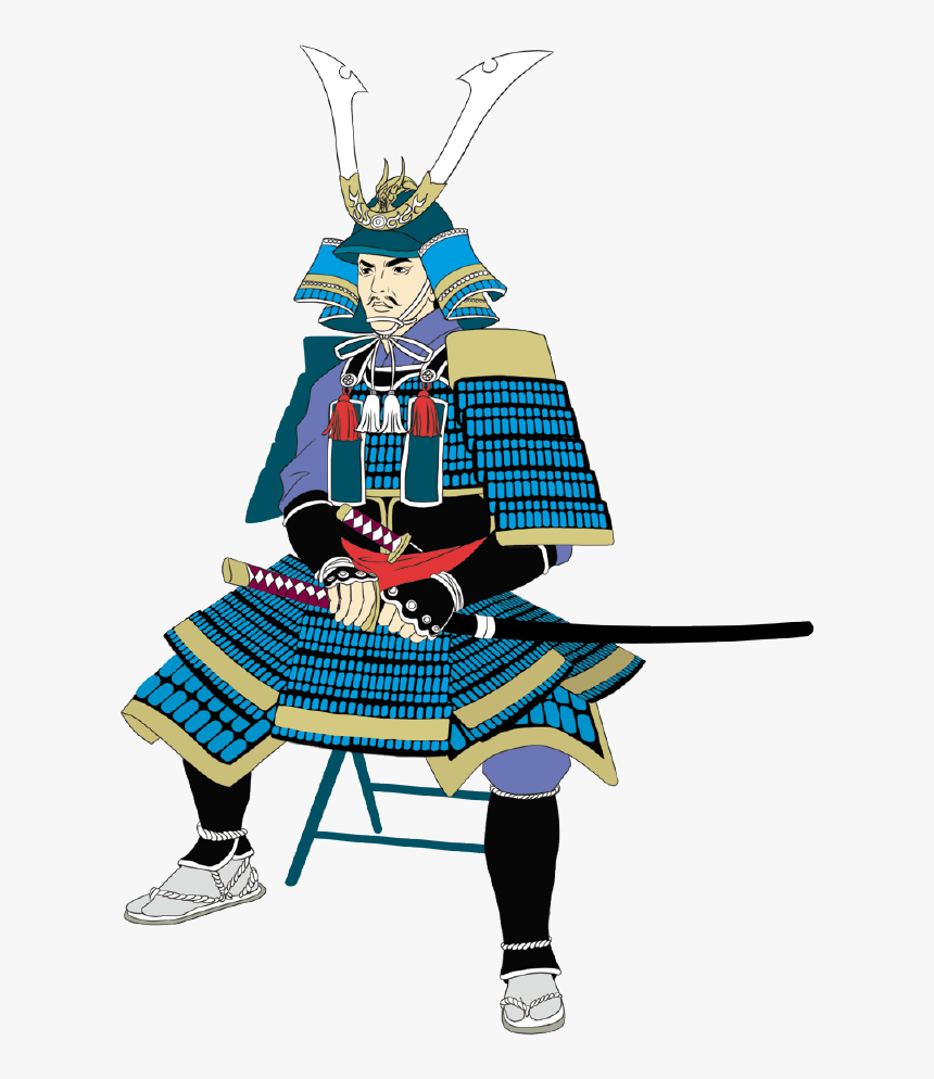 Clip Art Samurai Illustration, HD Png Download