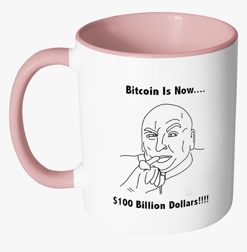 Bitcoin Dr Evil Coffee Mug, HD Png Download
