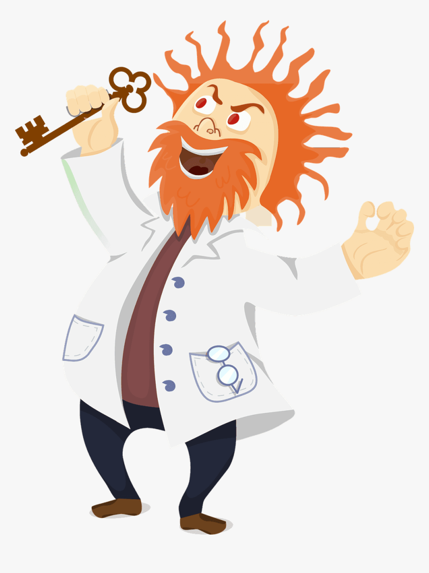 Mad Scientist Png, Transparent Png
