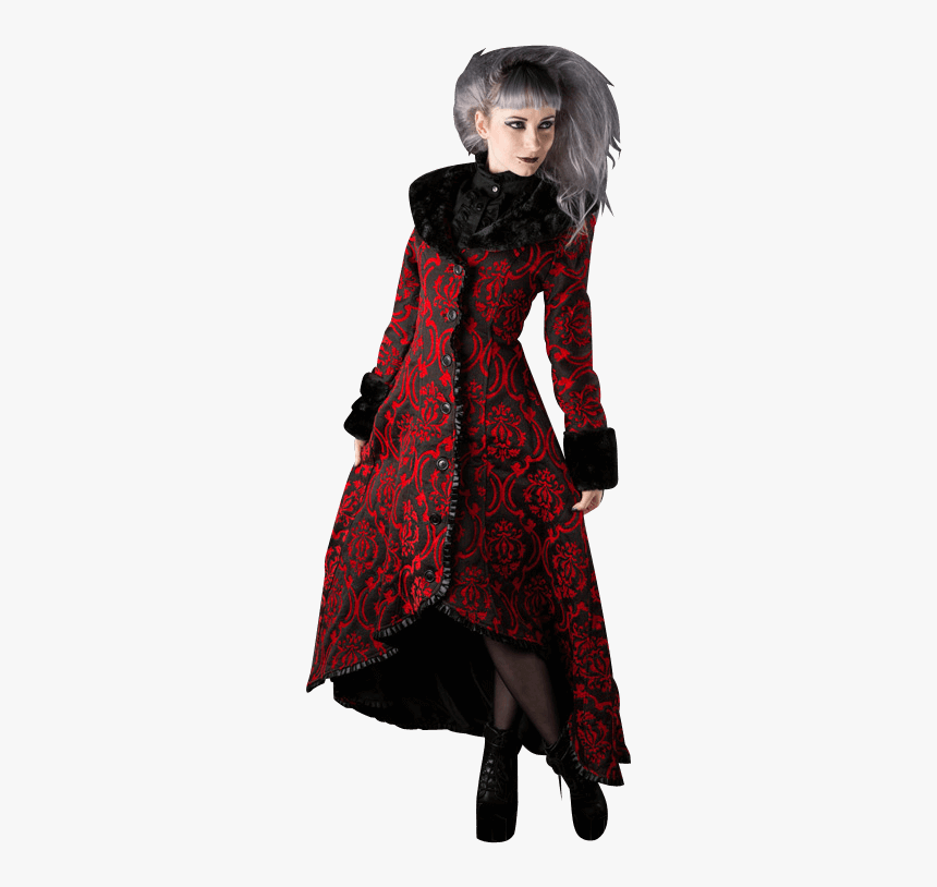 Red Evil Princess Coat, HD Png Download