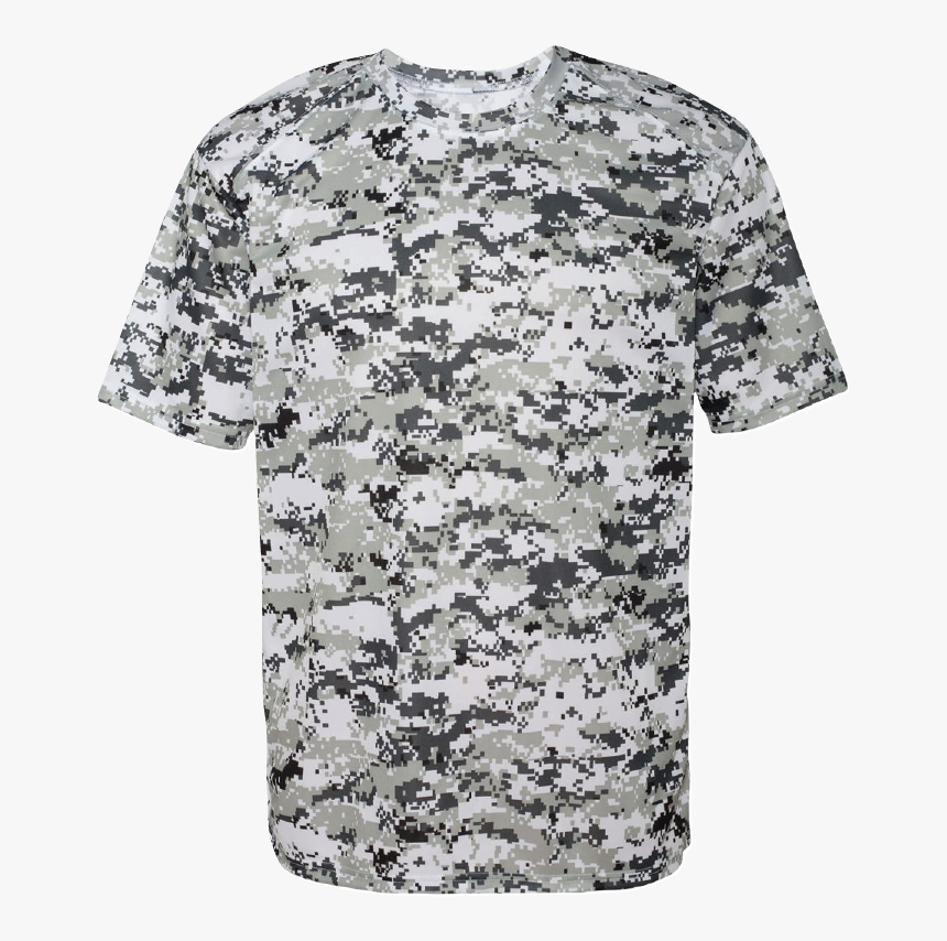 Template Badger 4180 Digital Camo T-shirt, HD Png Download