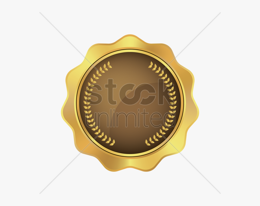 Brown And Gold Badge Clipart , Png Download, Transparent Png