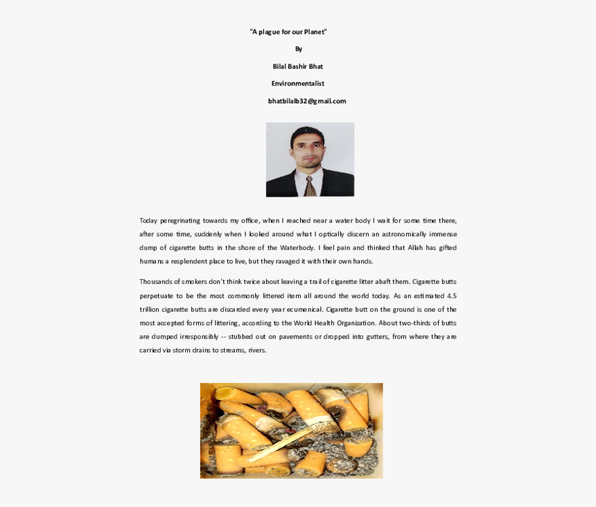 Cigarette Butt Png, Transparent Png