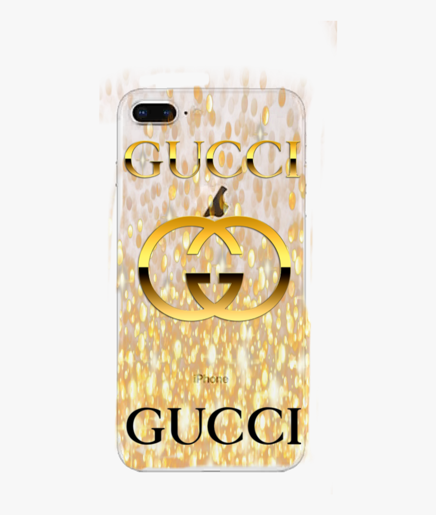 #gucci #smallmistakes #phone #apple #goldandwhite #gold, HD Png Download