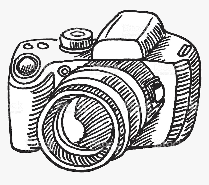 Camera Digital Black And White Panda Free Striking, HD Png Download
