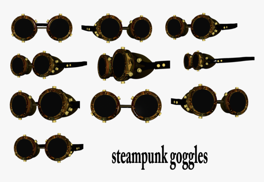 Steampunk Goggles Clipart, HD Png Download