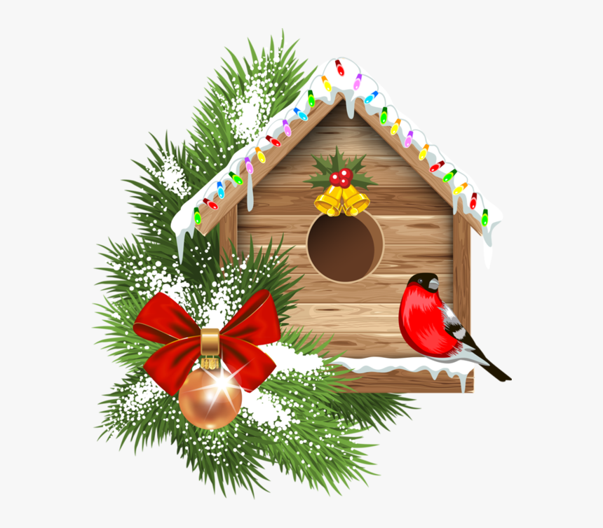 Large Transparent Decorated Christmas Tree Png Clipart, Png Download