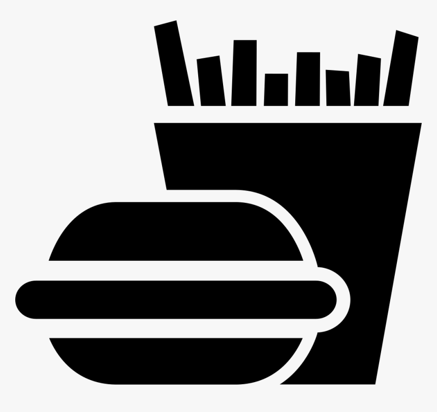 Burger And Fries, HD Png Download