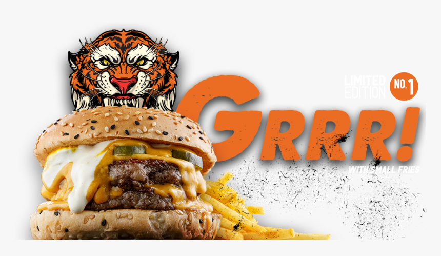 Burger And Fries Png, Transparent Png